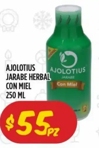 Ajolotius Jarabe Herbal con Miel 250ml