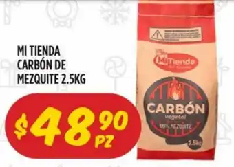 Mi Tienda Carbón de Mezquite 2.5kg