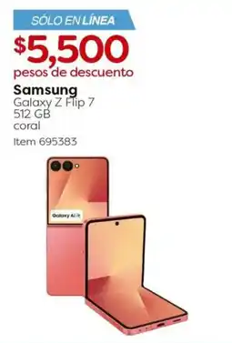 Costco Samsung Galaxy Z Flip 7 oferta