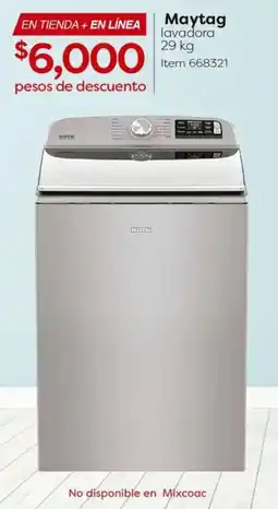 Costco Maytag lavadora 29 kg oferta
