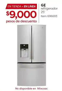 Costco GE refrigerador 25' oferta