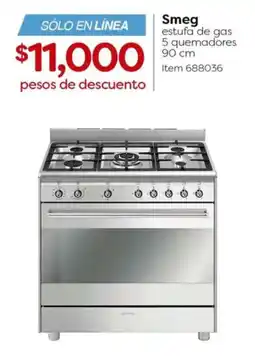Costco Smeg estufa de gas oferta