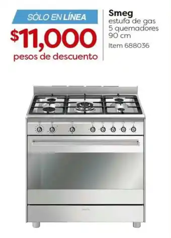 Costco Smeg estufa de gas oferta