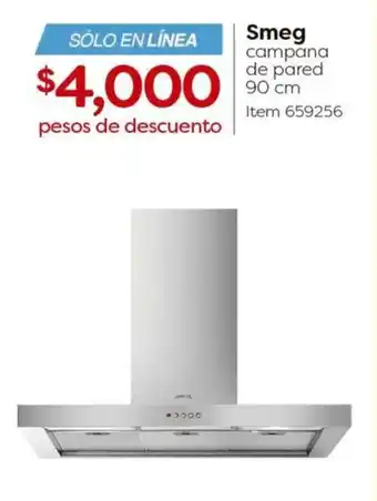 Costco Smeg campana de pared oferta