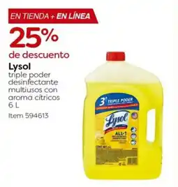 Costco Lysol triple poder desinfectante oferta