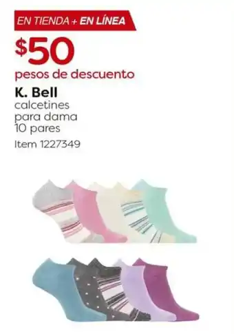 Costco K. Bell calcetines para dama oferta