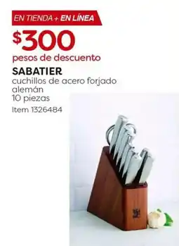 Costco Sabatier cuchillos de acero forjado alemán oferta