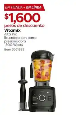 Costco Vitamix Alta Pro licuadora con barra presionadora oferta