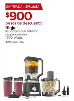 Costco Ninja licuadora con sistema de procesador oferta