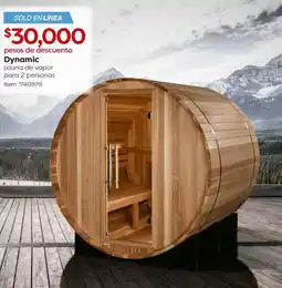 Costco Dynamic sauna de vapor para 2 personas oferta