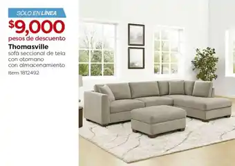 Costco Thomasville sofá oferta