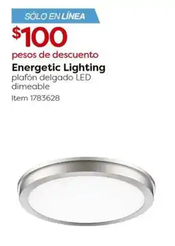 Costco Energetic Lighting plafon delgado LED dimeable oferta