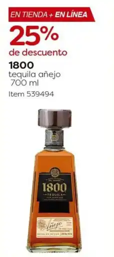 Costco 1800 tequila añejo oferta