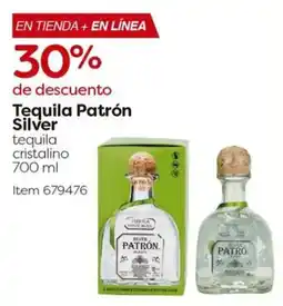 Costco Patron Silver tequila cristalino oferta