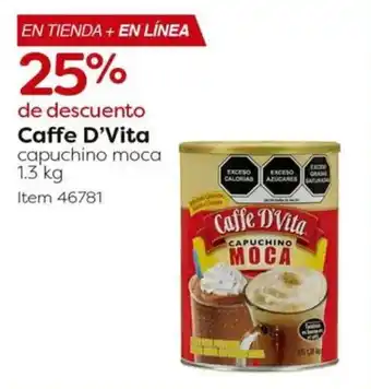 Costco Caffe D'Vita capuchino moca oferta