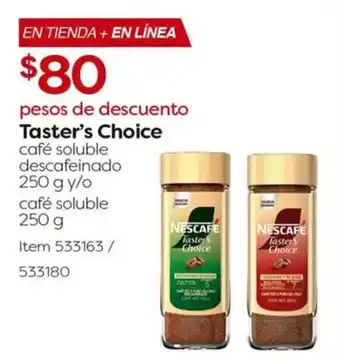 Costco Nescafe Taster's Choice cafe soluble oferta