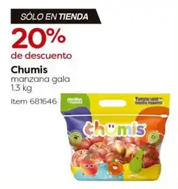 Costco Chumis manzana gala oferta