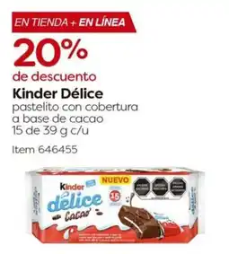 Costco Kinder Délice pastelito con cobertura oferta