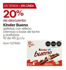 Costco Kinder Bueno galletas con rellenoi oferta