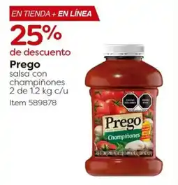 Costco Prego salsa con champiñones oferta