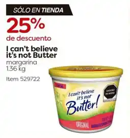 Costco I can't believe it's not Butter margarina oferta