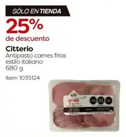 Costco Citterio antipasto carnes frias estilo italiano oferta
