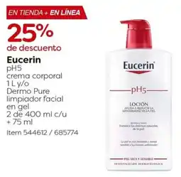 Costco Eucerin pH5 crema corporal oferta