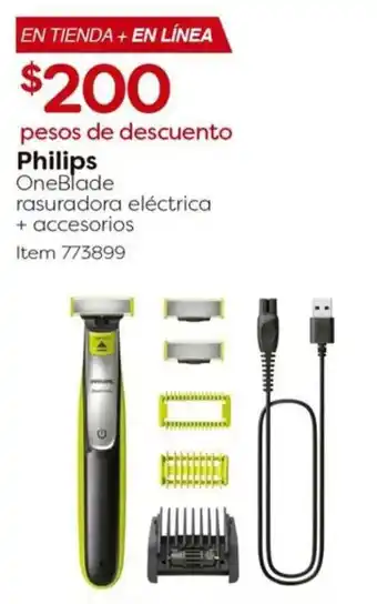 Costco Philips OneBlade rasuradora eléctrica + accesorios oferta