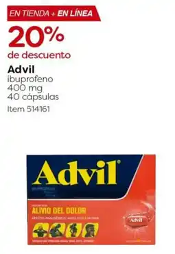 Costco Advil ibuprofeno 400 mg oferta