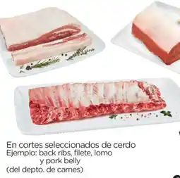 Chedraui En cortes seleccionados de cerdo oferta