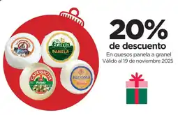 Chedraui En quesos panela a granel oferta