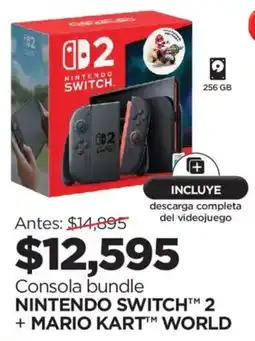 Chedraui Nintendo Switch 2 + Mario Kart World oferta
