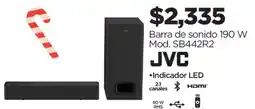 Chedraui JVC barra de sonido 190W oferta