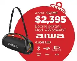 Chedraui Aiwa bocina portátil oferta