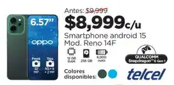 Chedraui Telcel Reno 14F oferta