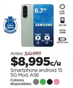 Chedraui Samsung A56 oferta