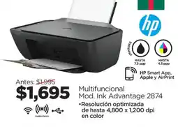 Chedraui HP Ink Advantage 2874 oferta