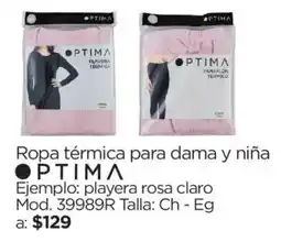 Chedraui Optima Ropa térmica para dama y niña oferta
