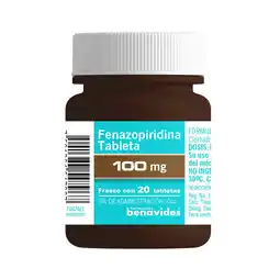 Farmacias Benavides 100 mg Fenazopiridina oferta