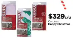 Chedraui Happy Christmas cortinas oferta