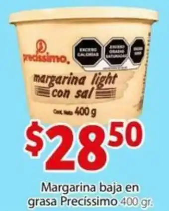 Soriana Mercado Margarina Baja en Grasa Precíssimo 400gr oferta