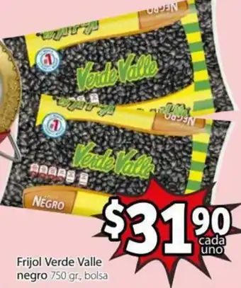 Soriana Mercado Frijol Verde Valle Negro 750gr oferta