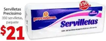 Servilletas Prescíssimo 350 Servilletas, Paquete