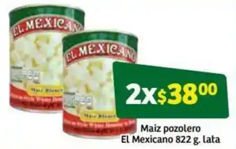 Maiz Pozolero El Mexicano 2x822g