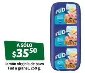 Jamón Virginia de Pavo Fud a Granel 250g