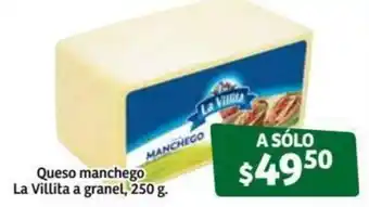 Queso Manchego La Villita a Granel 250g