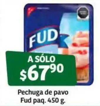 Soriana Súper Pechuga de Pavo Fud 450g oferta