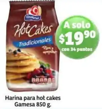 Soriana Súper Harina para Hot Cakes Gamesa 850g oferta