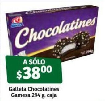 Soriana Súper Galleta Chocolatines Gamesa 294g oferta