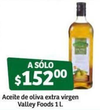 Aceite de Oliva Extra Virgen Valley Foods 1L